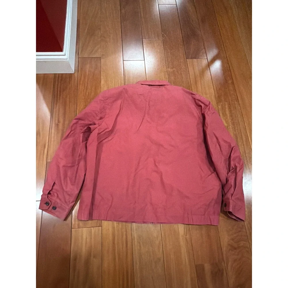 Brooks Brothers Harrington Jacket Mens Red Plaid Lined Full Zip XL